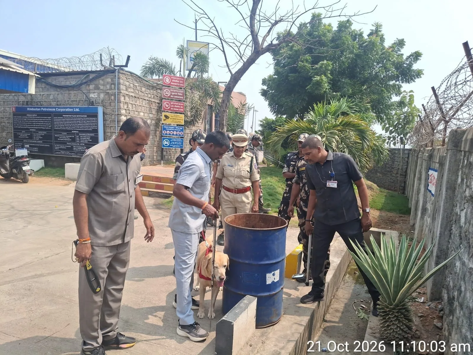 హెచ్‌పీ గ్యాస్‌ కేంద్రంలో భద్రతా తనిఖీలు